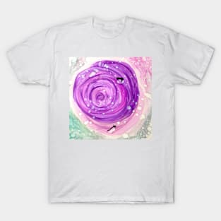 Morning dew on an abstract rose T-Shirt